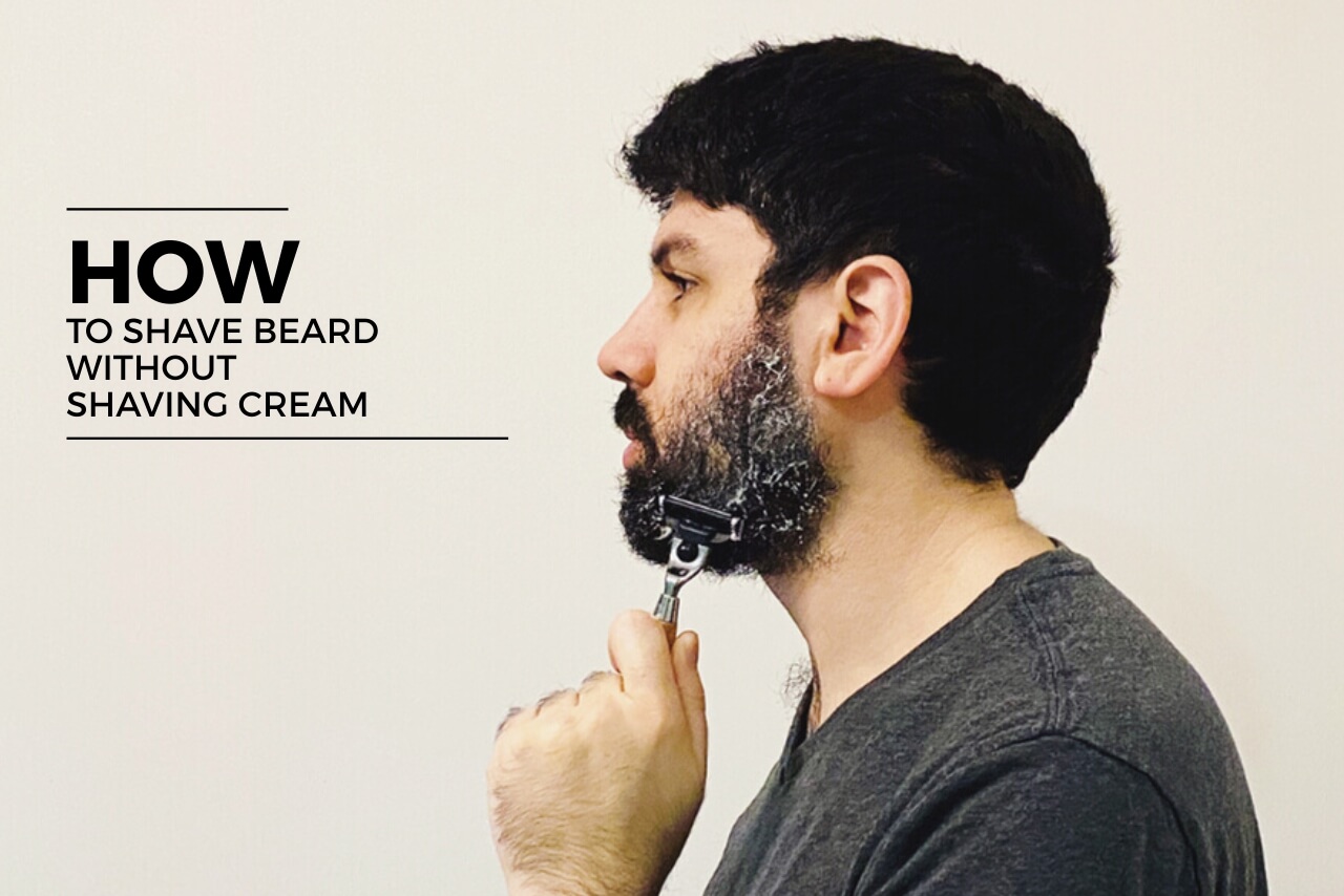 How to shave beard without shaving cream (1)