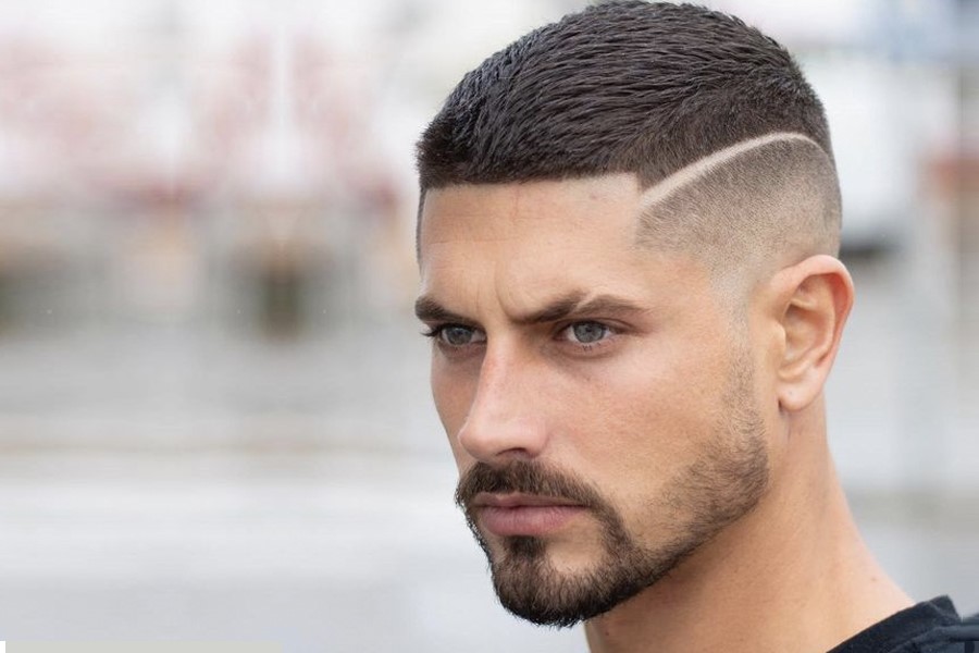 hairstyle with beard