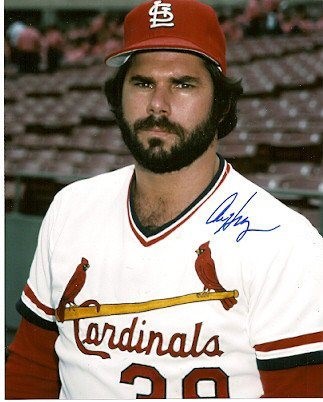 Autographed Photo Al Hrabosky Cardinals - Authentic Sig