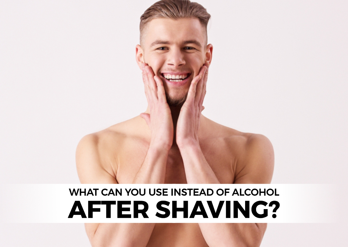 What can you use instead of alcohol after shavin
